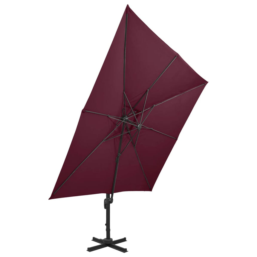 Zweefparasol Met Dubbel Dak