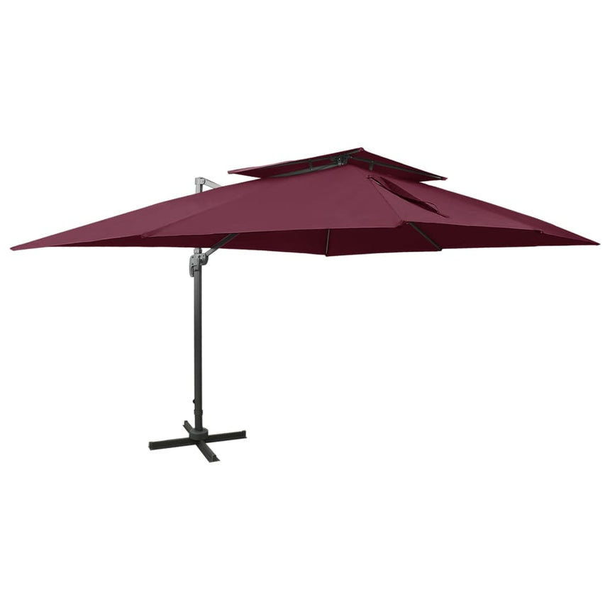 Zweefparasol Met Dubbel Dak