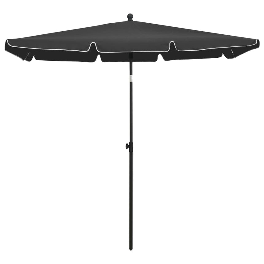 Parasol Met Paal 210X140 Cm Kleurig