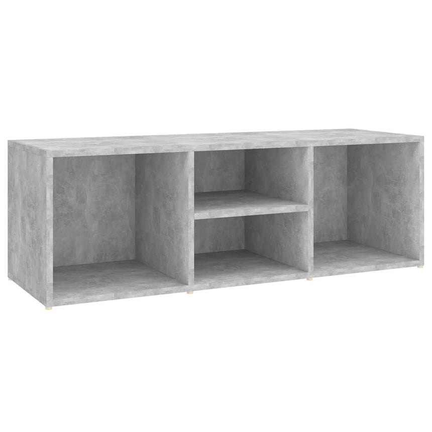 Schoenenopbergbank 105X35X35 Cm Bewerkt Hout Betongrijs