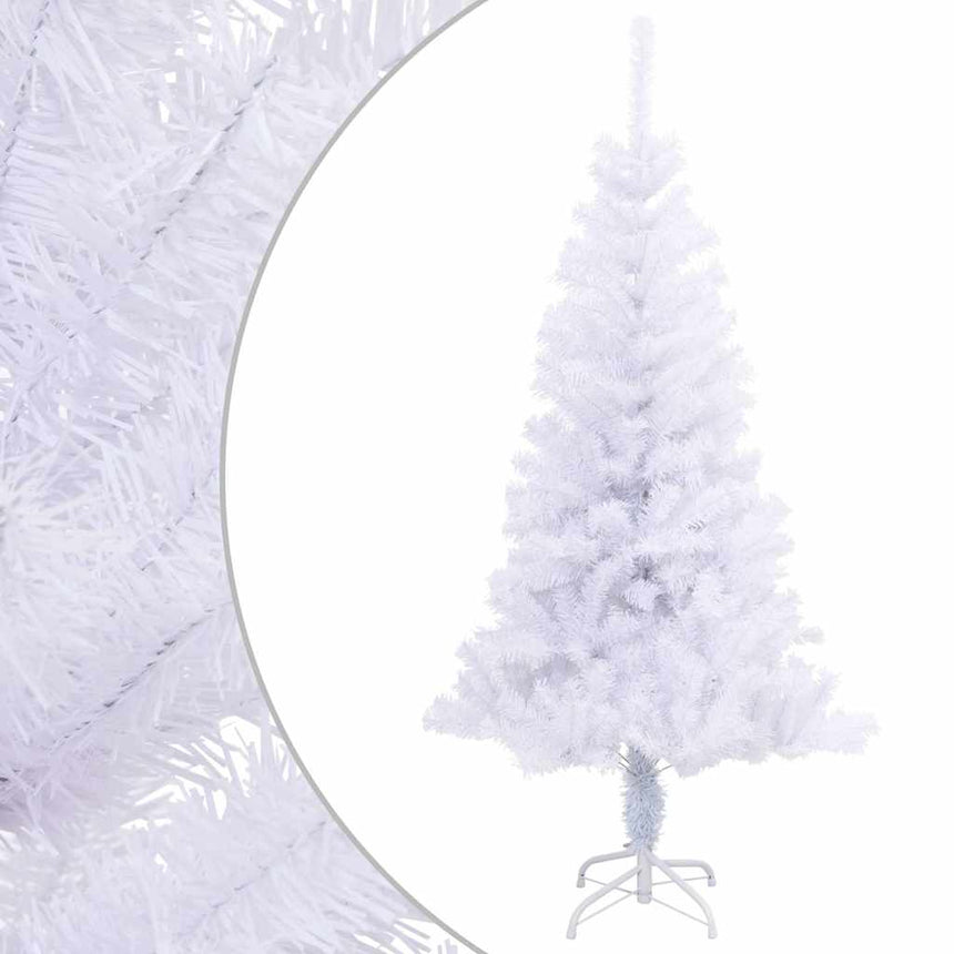 Kunstkerstboom Met Stalen Standaard 910 Takken 210 Cm Wit