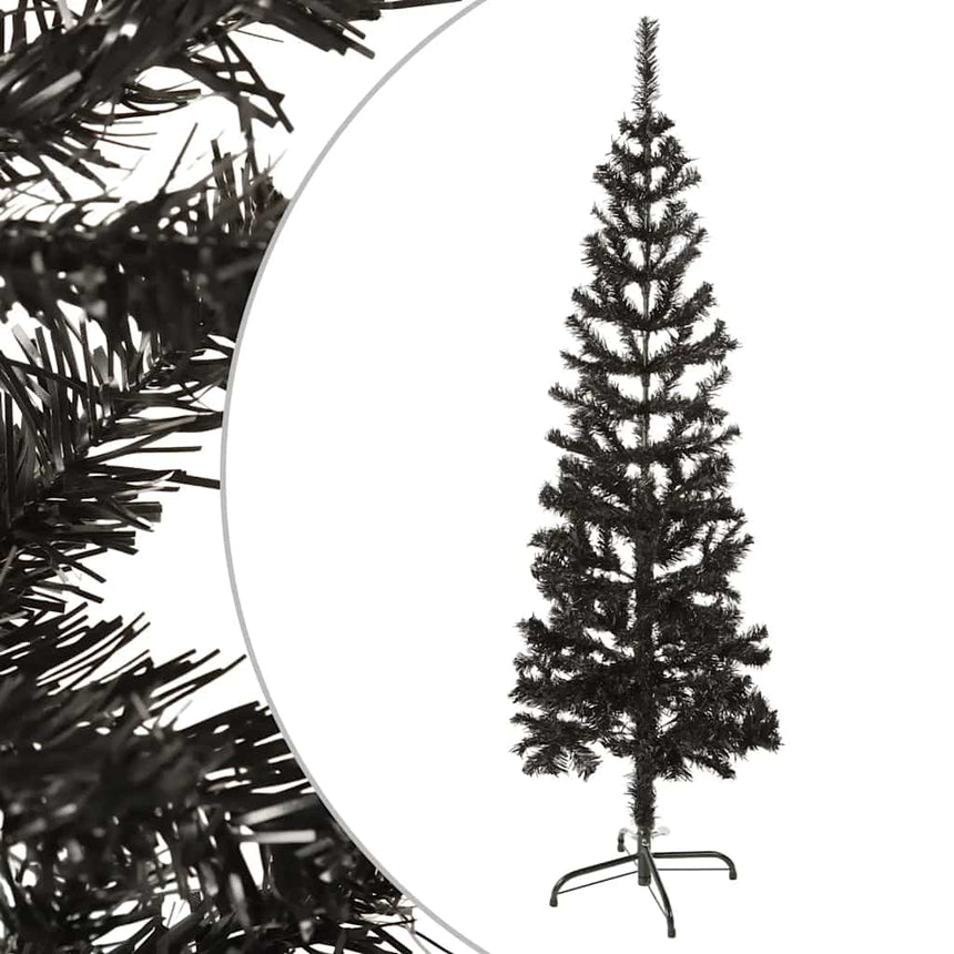 Kerstboom Smal 210 Cm Zwart