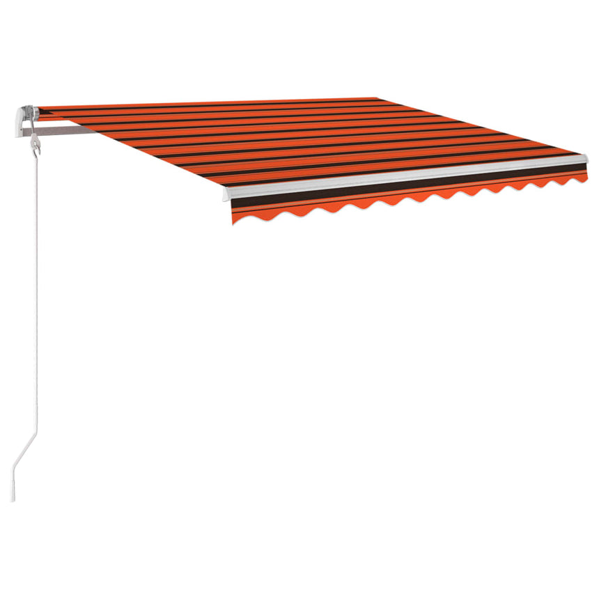 Luifel Automatisch Uittrekbaar 350X250 Cm Oranje En Bruin