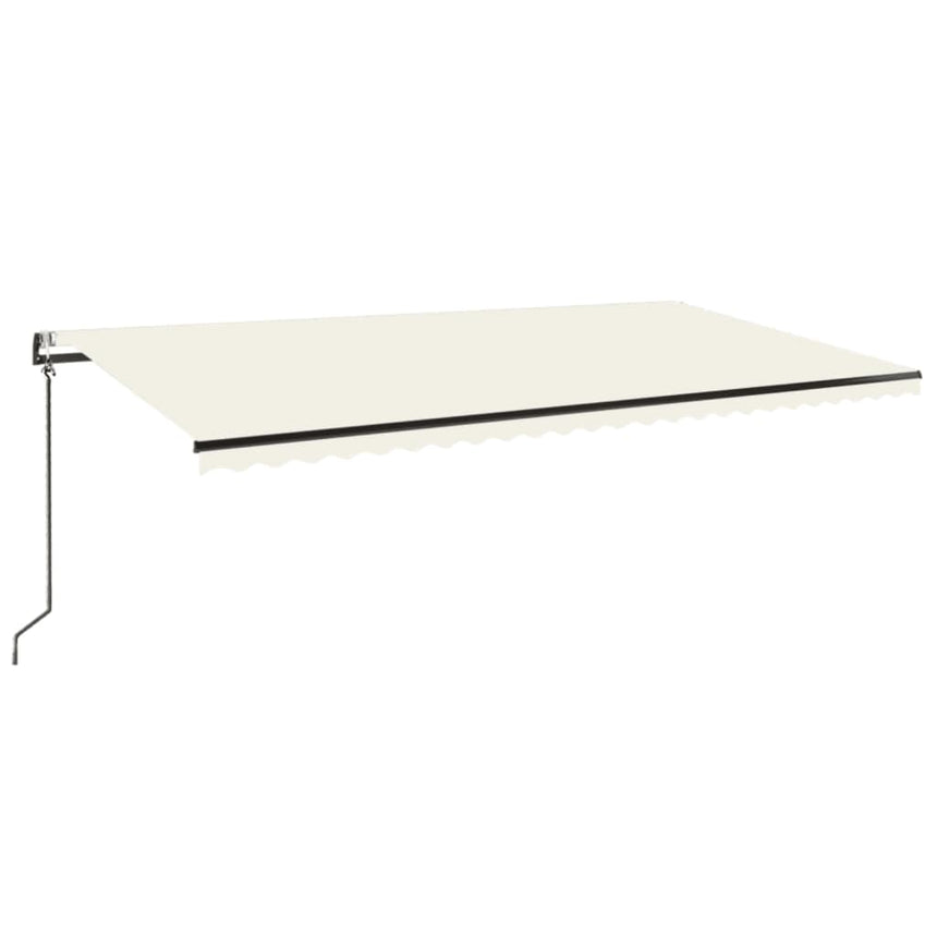 Luifel Automatisch Met Led En Windsensor 600X300 Cm Crèmekleur