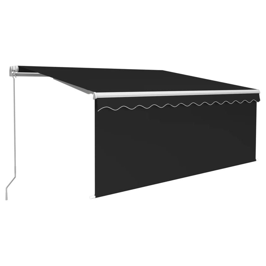 Luifel Handmatig Uittrekbaar Rolgordijn Led 3X2,5 M