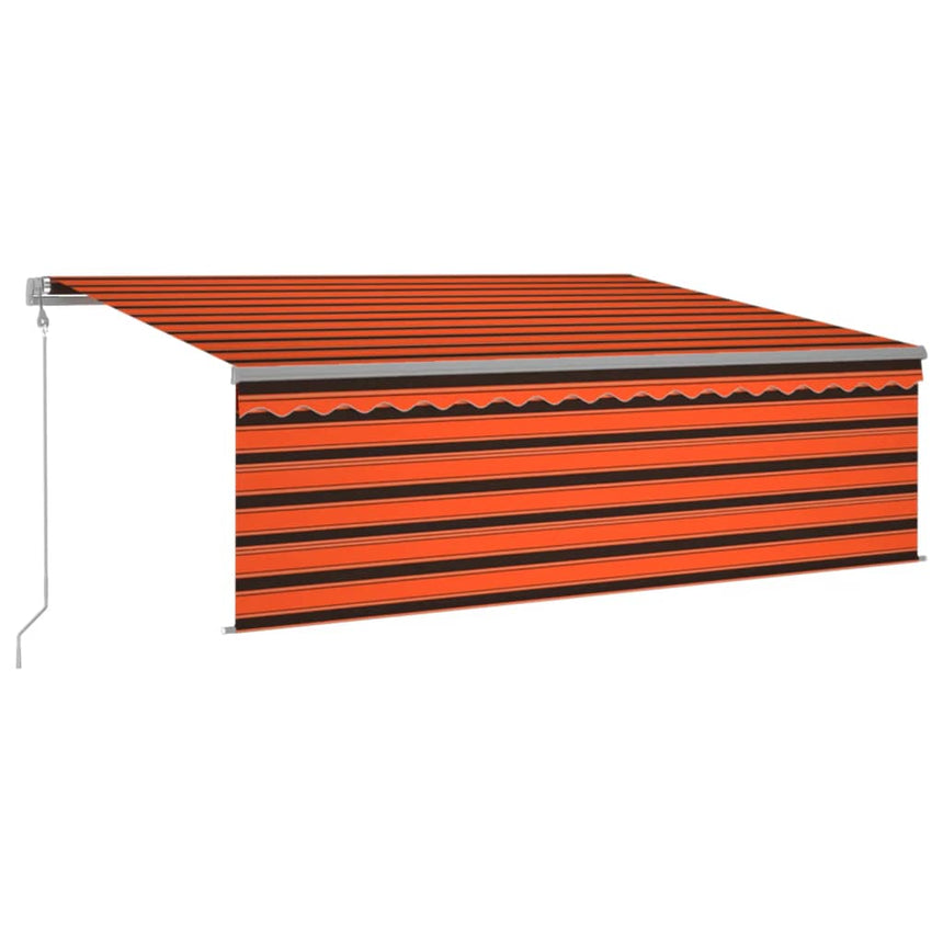 Luifel Met Rolgordijn, Led En Windsensor