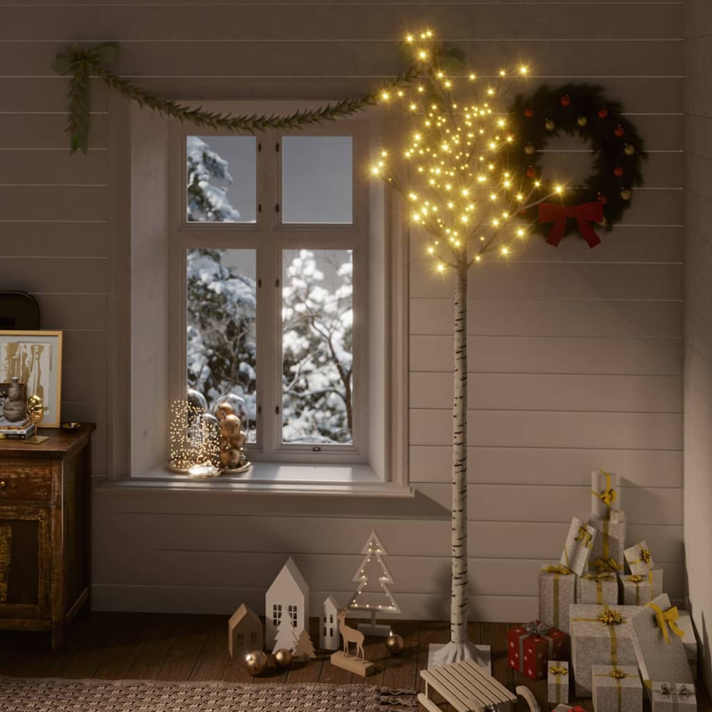 Kerstboom Wilg Met 200 Te Led's Binnen En Buiten 2,2 M Warmwit