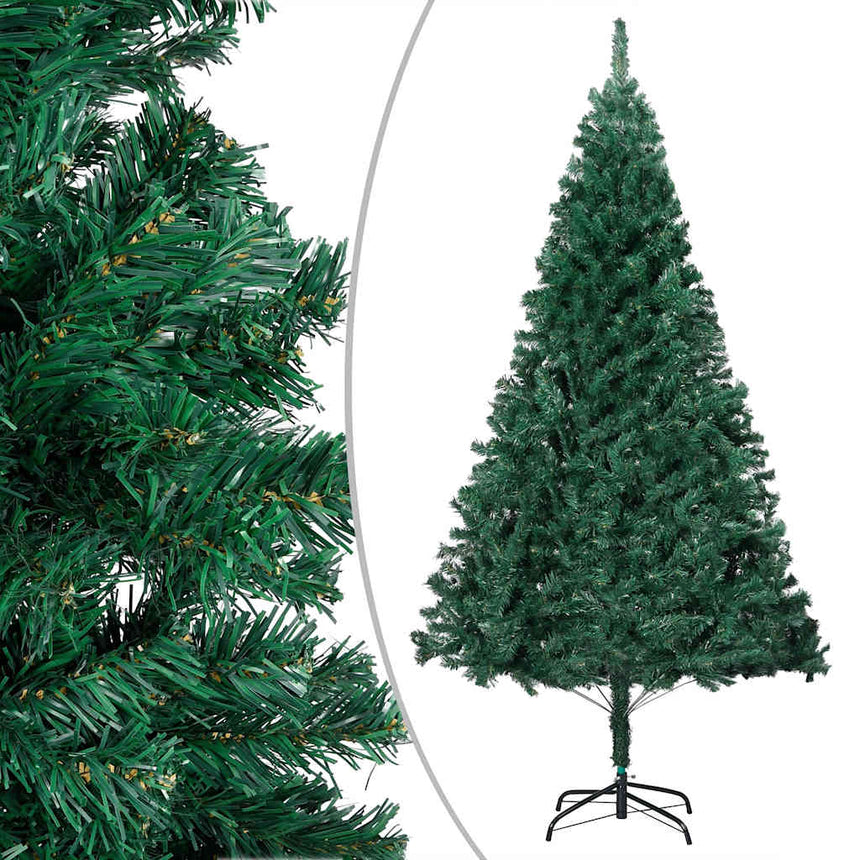 Kunstkerstboom Met Verlichting En Kerstballen Pvc