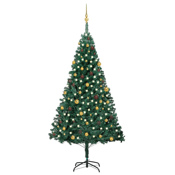 Kunstkerstboom Met Verlichting En Kerstballen