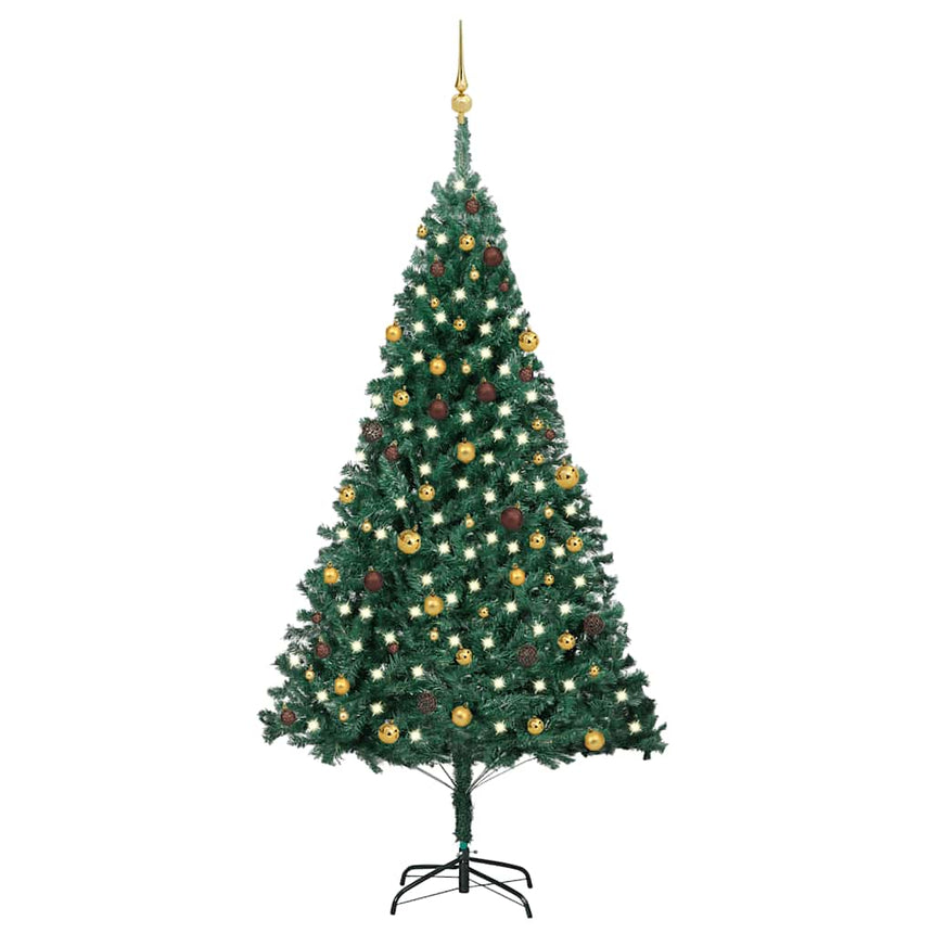 Kunstkerstboom Met Verlichting En Kerstballen