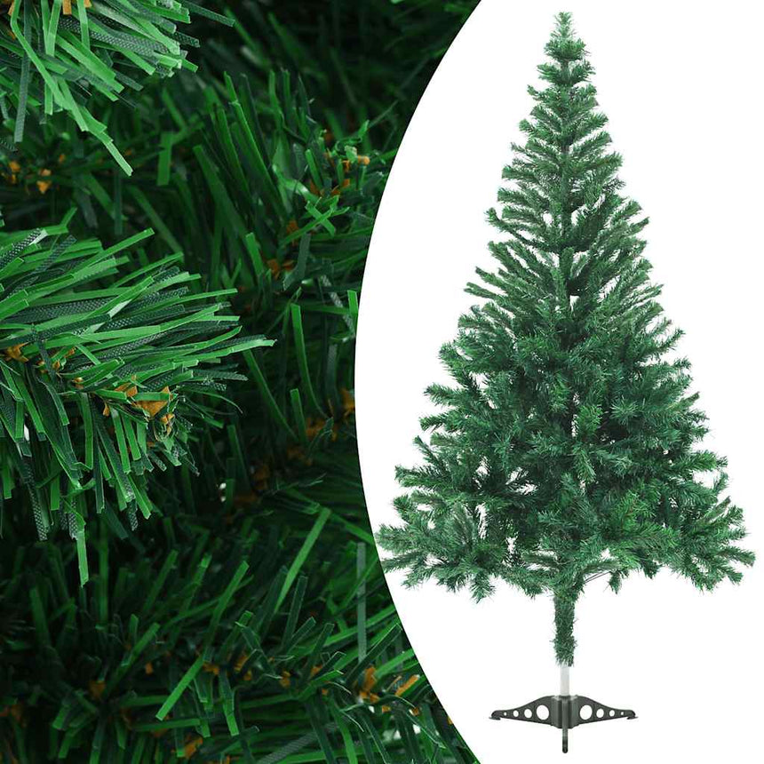Kunstkerstboom Met Verlichting En Kerstballen 230 Takken 120 Cm