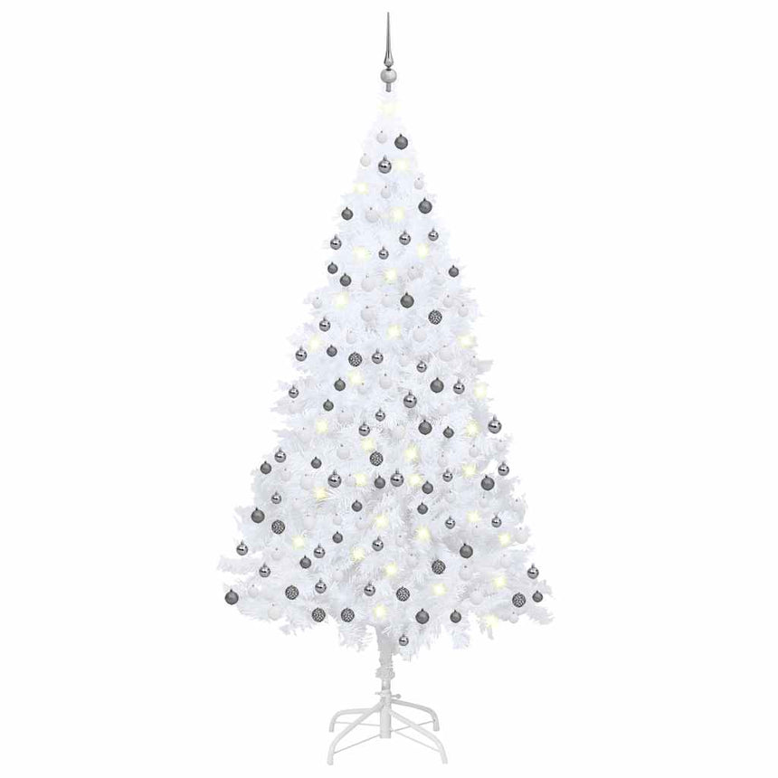 Kunstkerstboom Met Verlichting En Kerstballen