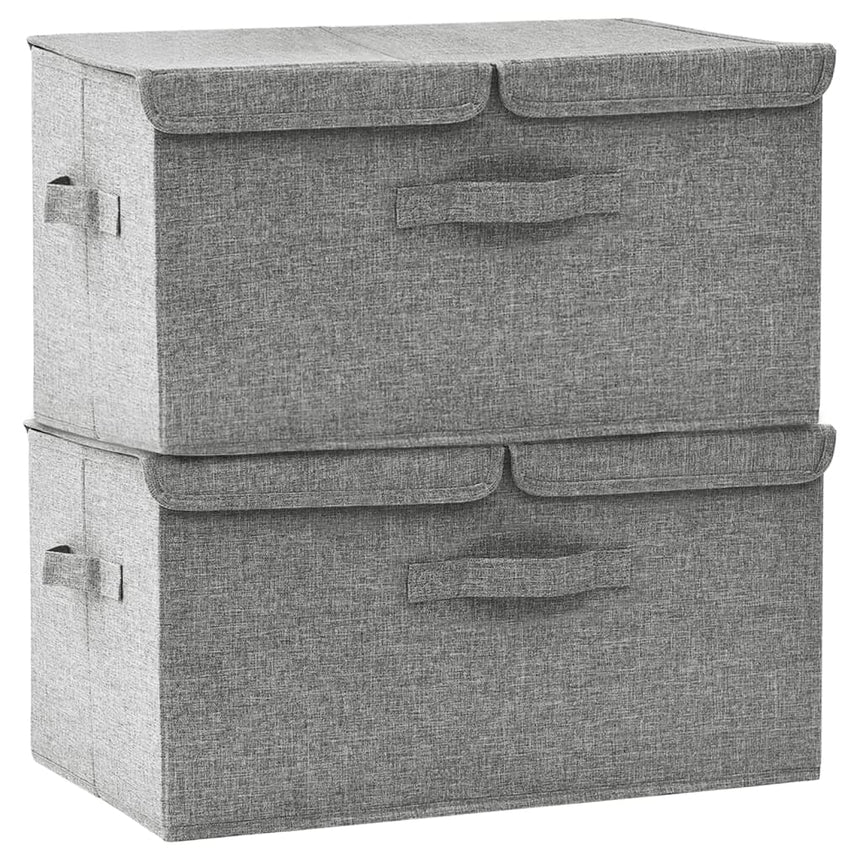 Opbergboxen Stof Grijs