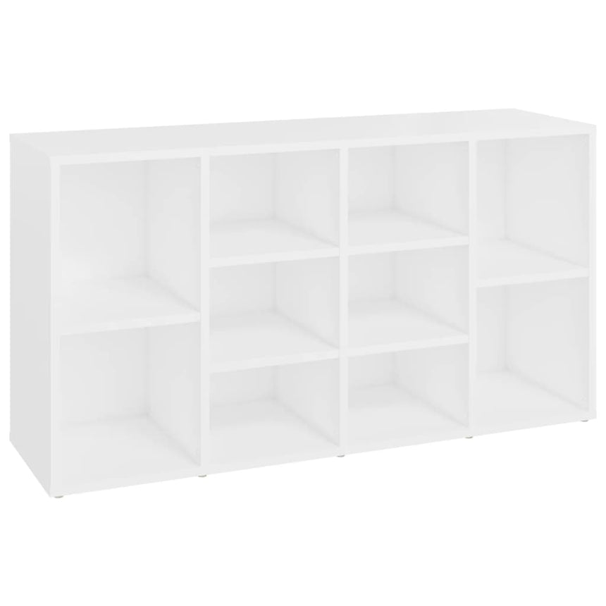 Schoenenbank 103X30X55 Cm Bewerkt Hout Wit