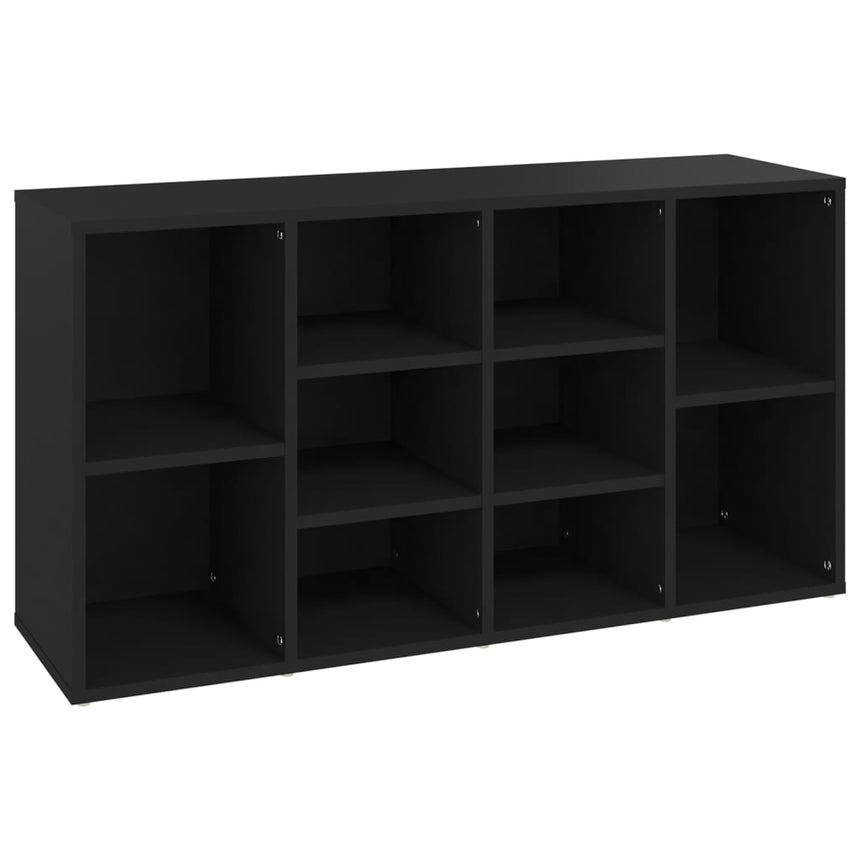 Schoenenbank 103X30X55 Cm Bewerkt Hout Zwart