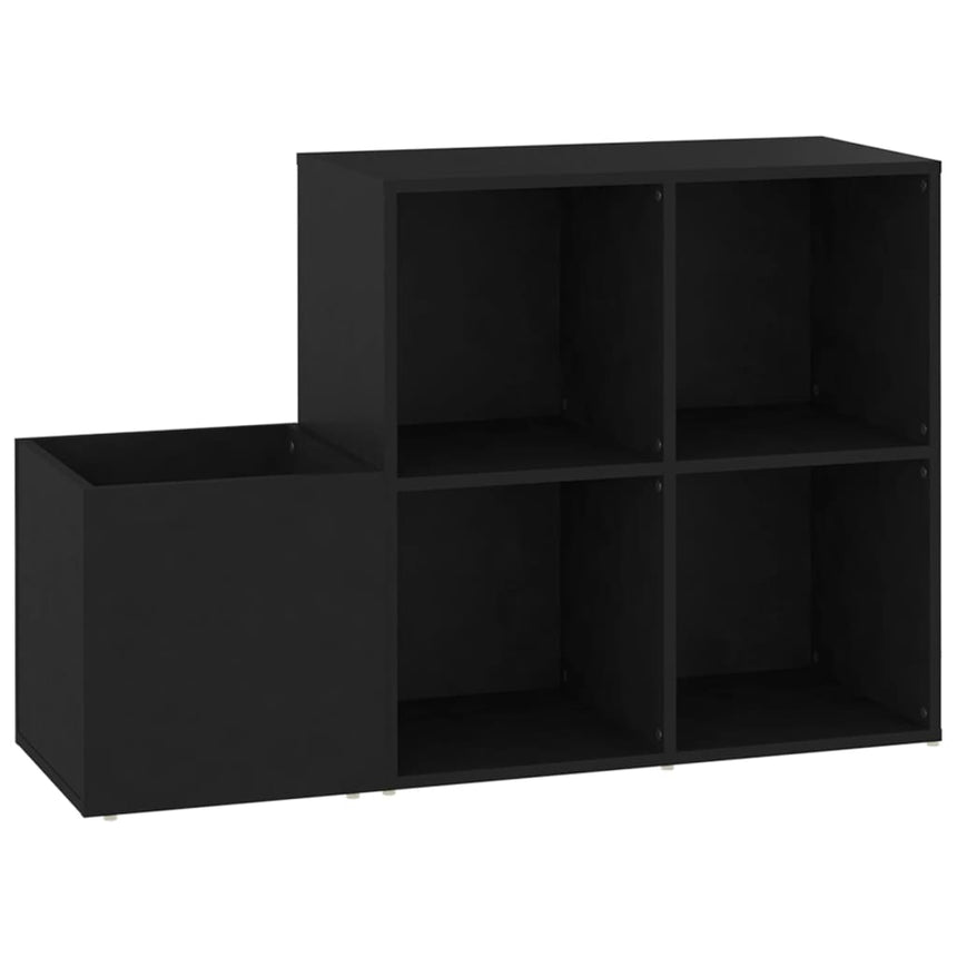 Opbergkast 105X35,5X70 Cm Bewerkt Hout Zwart