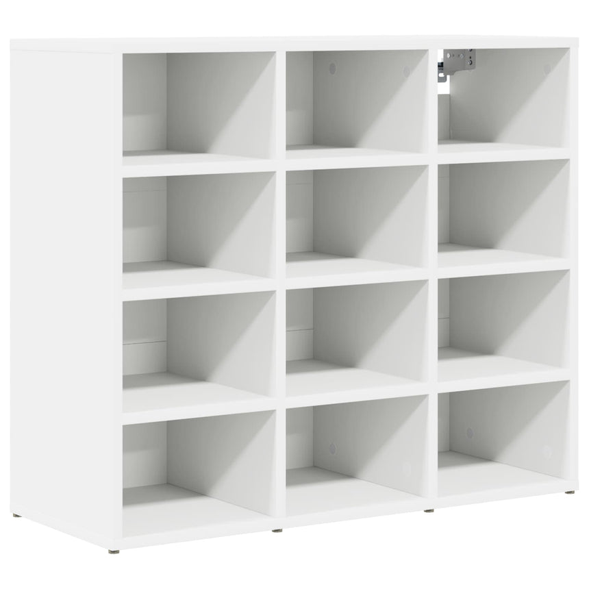 Schoenenkast Met Plank Bewerkt Hout