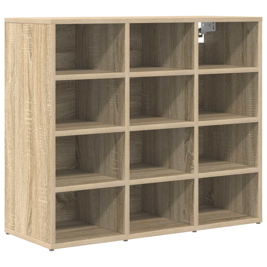 Schoenenkast Sonoma Eik Bewerkt Hout