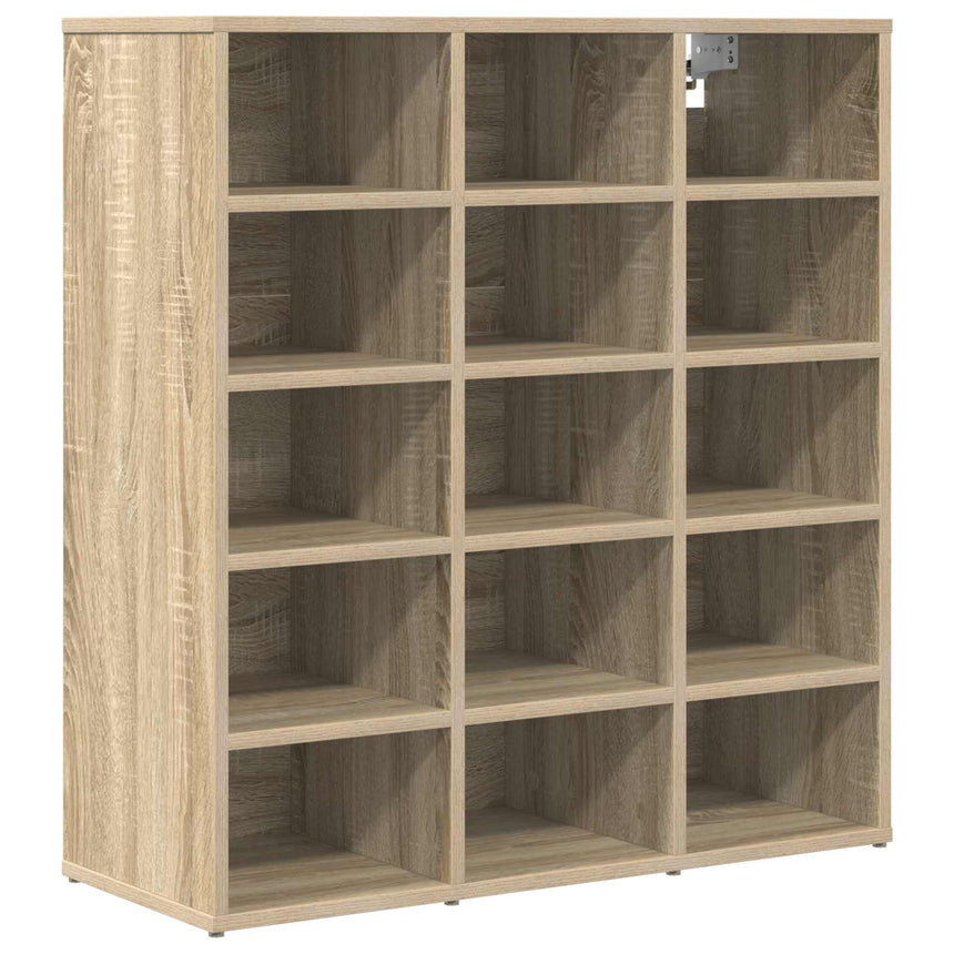 Schoenenkast Sonoma Eik Bewerkt Hout