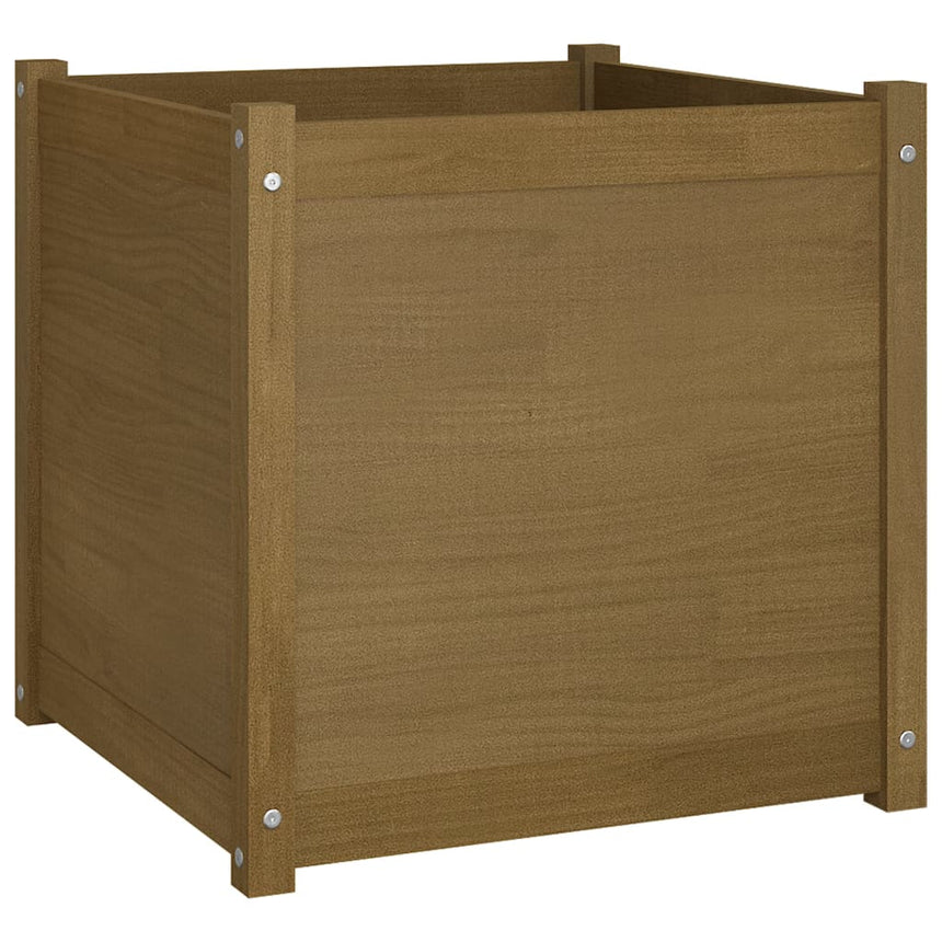 Plantenbak 60X60X60 Cm Massief Grenenhout