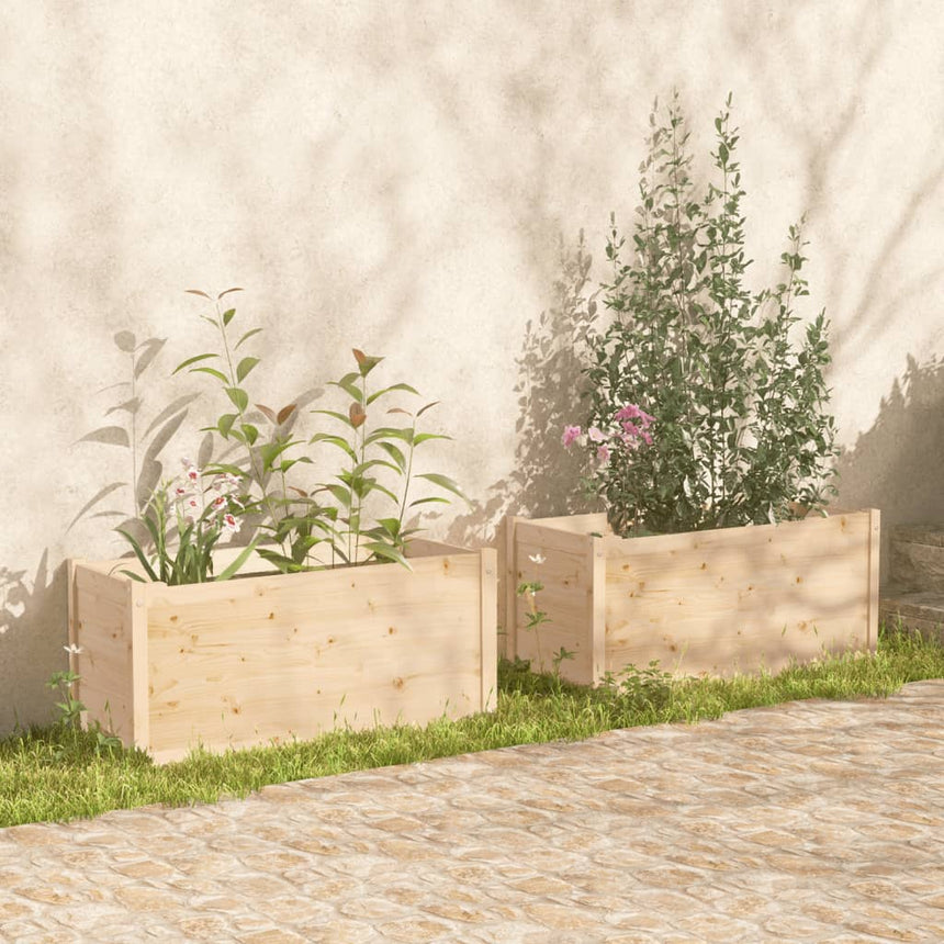 Plantenbakken 100X50X50 Cm Massief Grenenhout