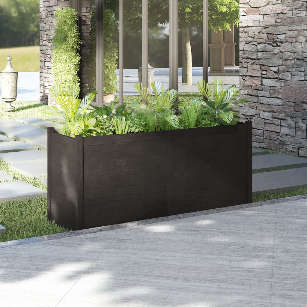 Plantenbak 150X50X70 Cm Massief Grenenhout