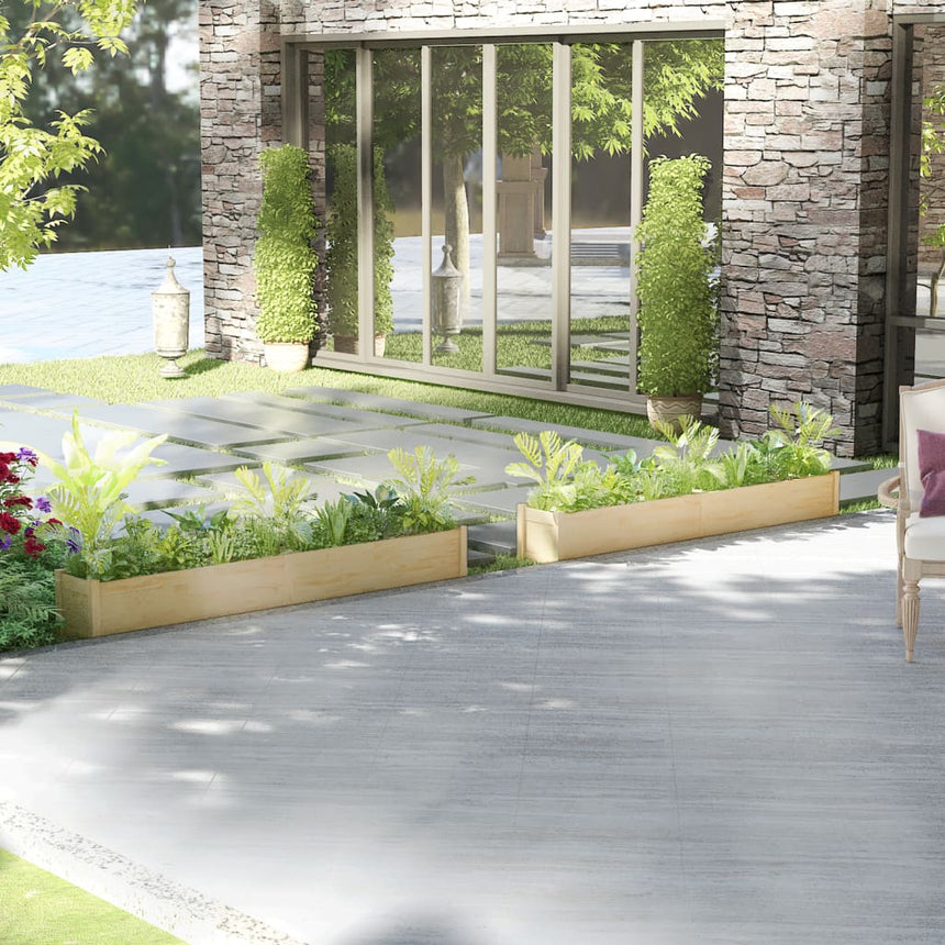 Plantenbakken 200X31X31 Cm Massief Grenenhout
