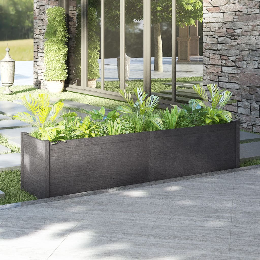 Plantenbak 200X50X50 Cm Massief Grenenhout