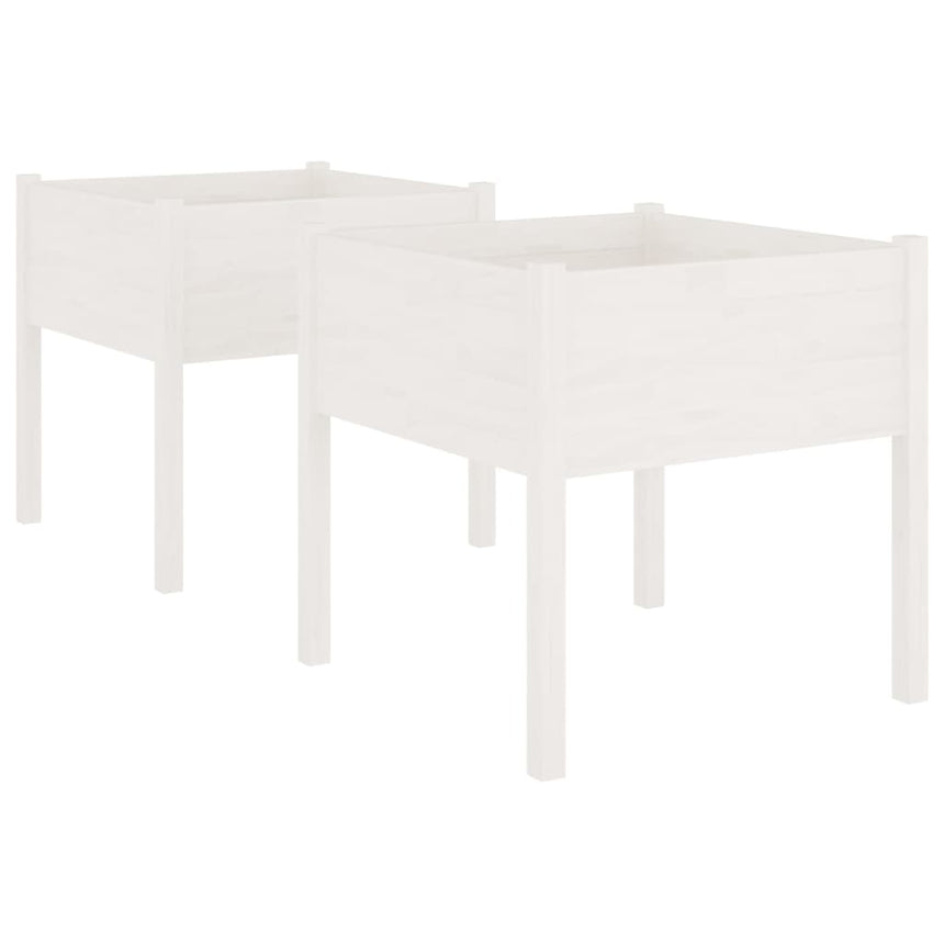 Plantenbakken 70X70X70 Cm Massief Grenenhout