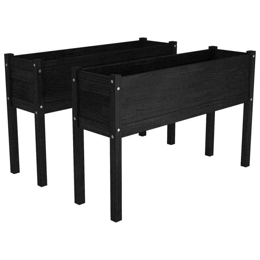 Plantenbakken 110X31X70 Cm Massief Grenenhout