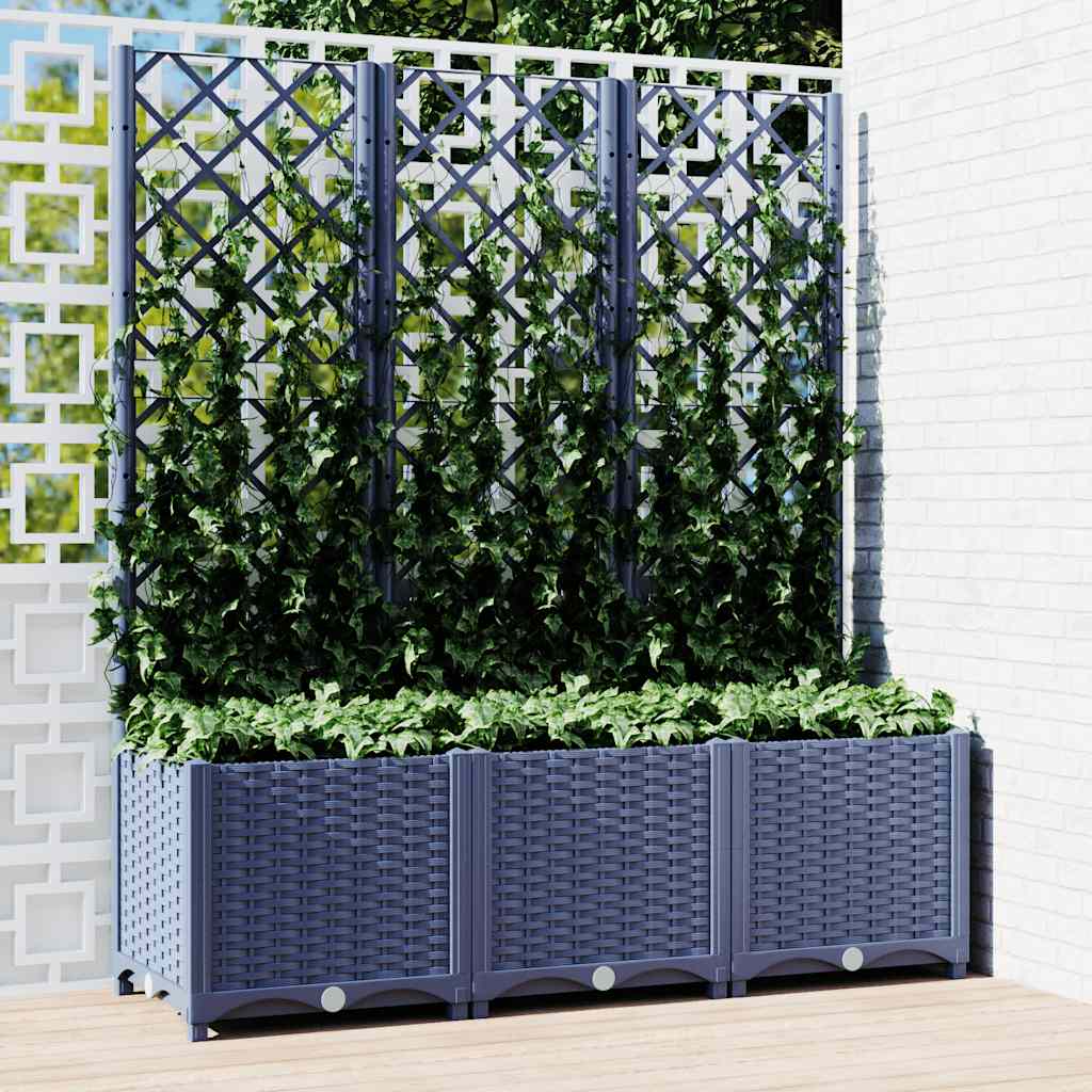 Plantenbak Met Latwerk Polypropeen