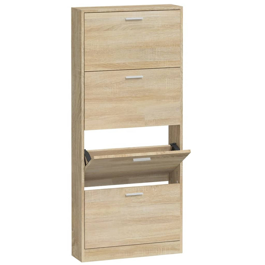Schoenenkast 59X17X Bewerkt Hout Kleurig Eiken