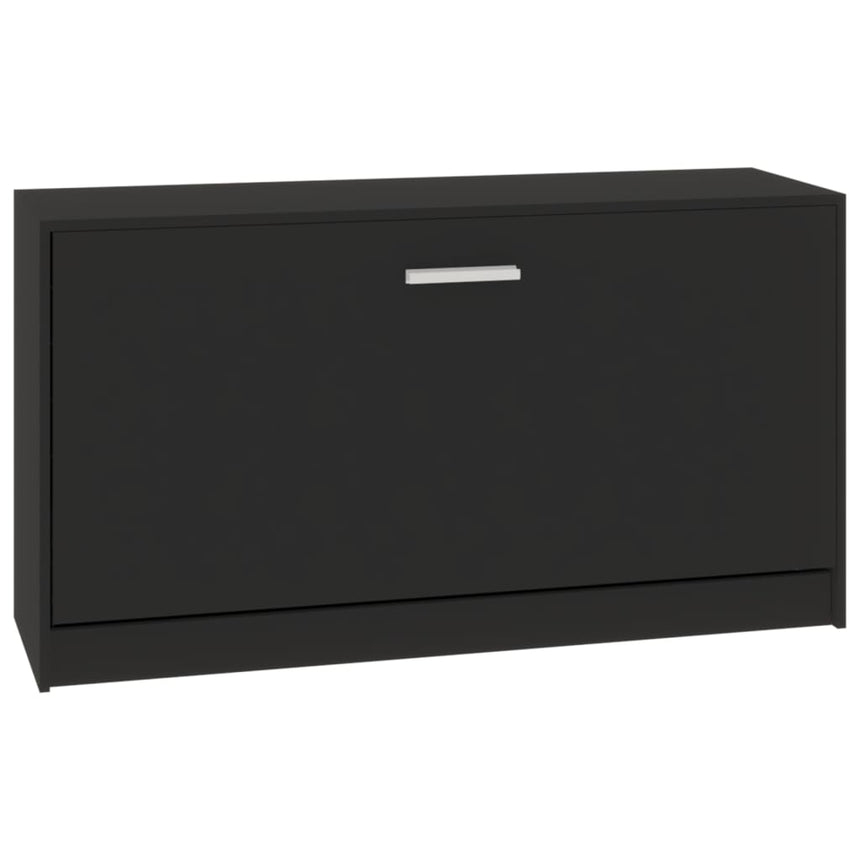 Schoenenbank 80X24X45 Cm Bewerkt Hout Zwart