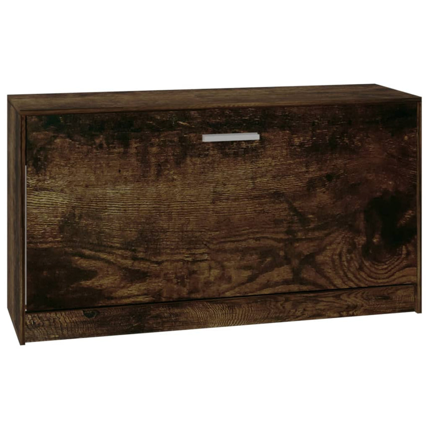 Schoenenbank 80X24X45 Cm Bewerkt Hout Gerookt Eiken