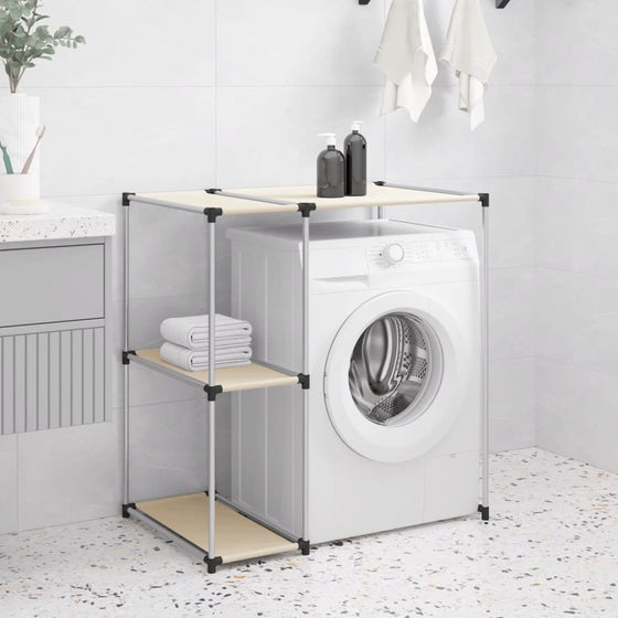 Opbergrek Voor Boven Wasmachine 87X55X90,5Cm Ijzer Kleurig