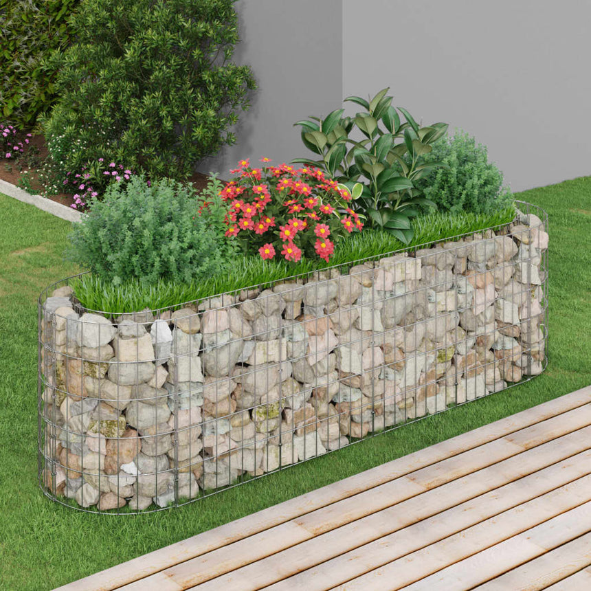 Gabion Plantenbak Verhoogd Gegalvaniseerd Ijzer