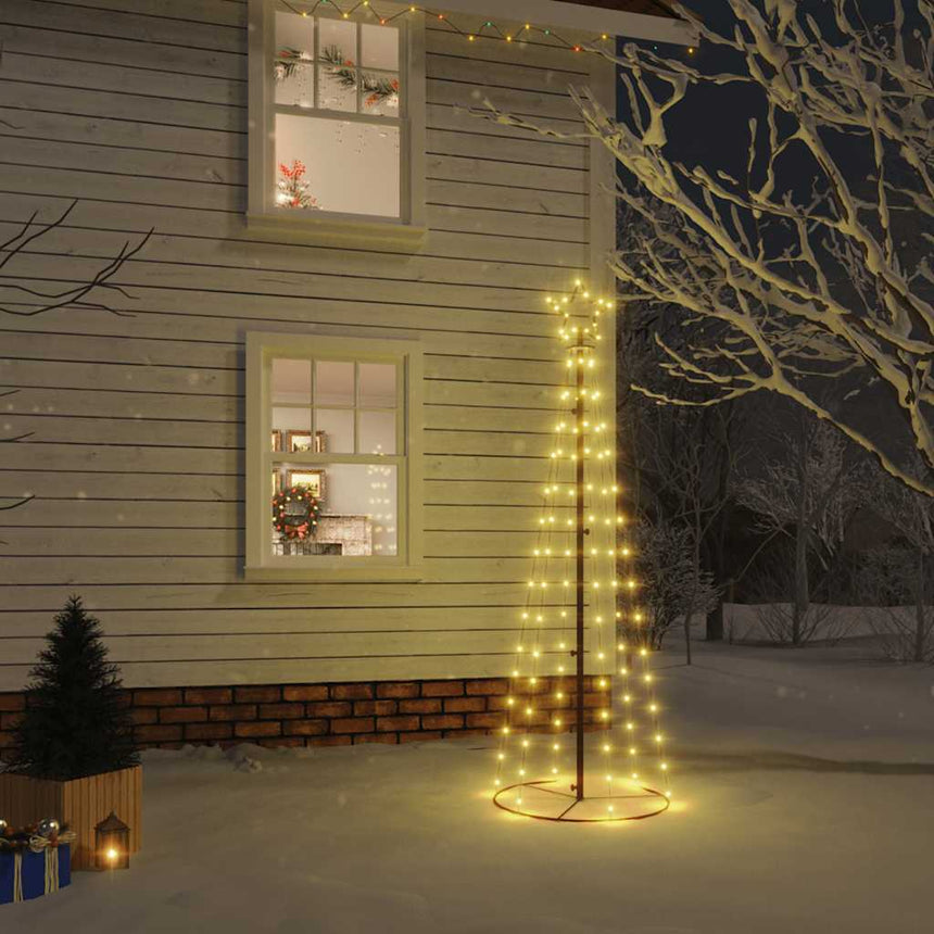 Kegelkerstboom 108 Led's 70X180 Cm Warmwit