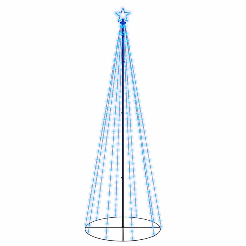 Kegelkerstboom 310 Led's 100X300 Cm Blauw