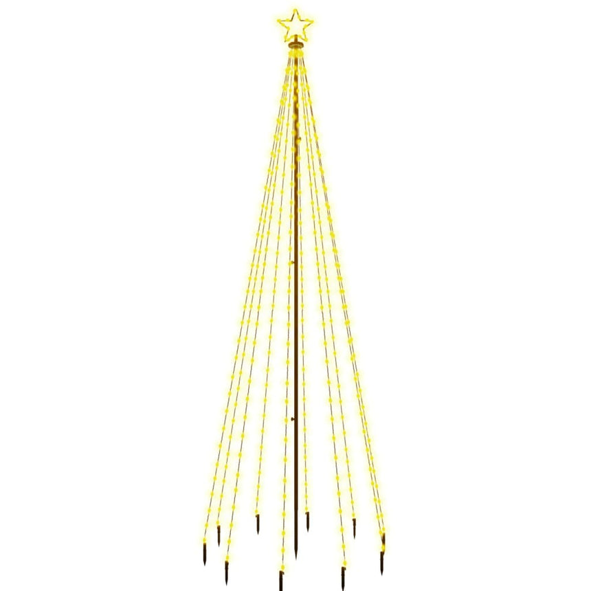 Kerstboom Met Grondpin 310 Led's 300 Cm Warmwit