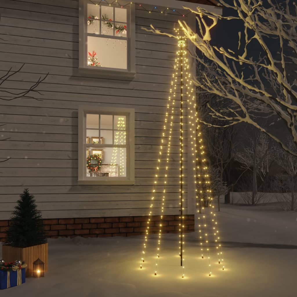 Kerstboom Met Grondpin 310 Led's 300 Cm Warmwit