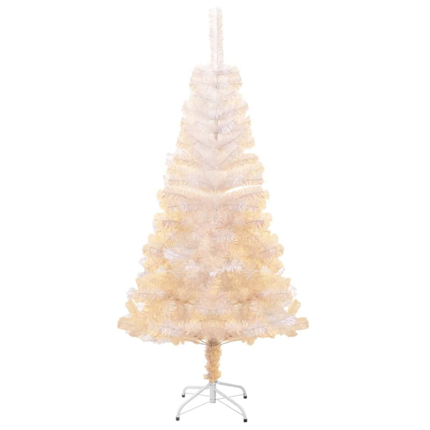 Kunstkerstboom Met Iriserende Uiteinden 150 Cm Pvc Wit