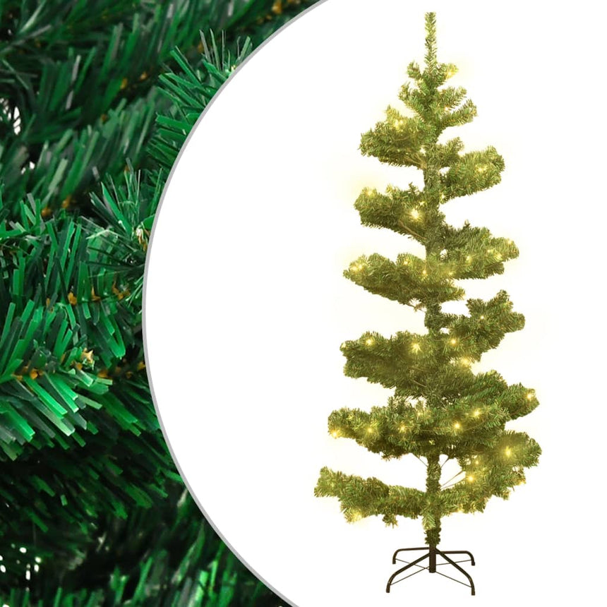 Kunstkerstboom Met Verlichting En Standaard 180 Cm Pvc Groen