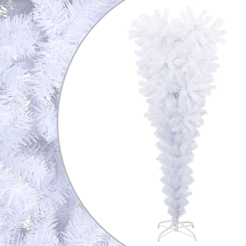 Kunstkerstboom Met Standaard Omgekeerd 240 Cm Wit