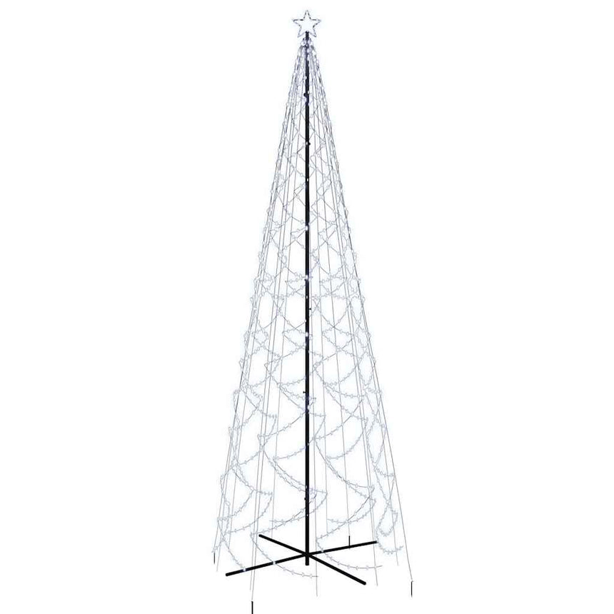Kegelkerstboom 1400 Led's Koudwit 160X500 Cm