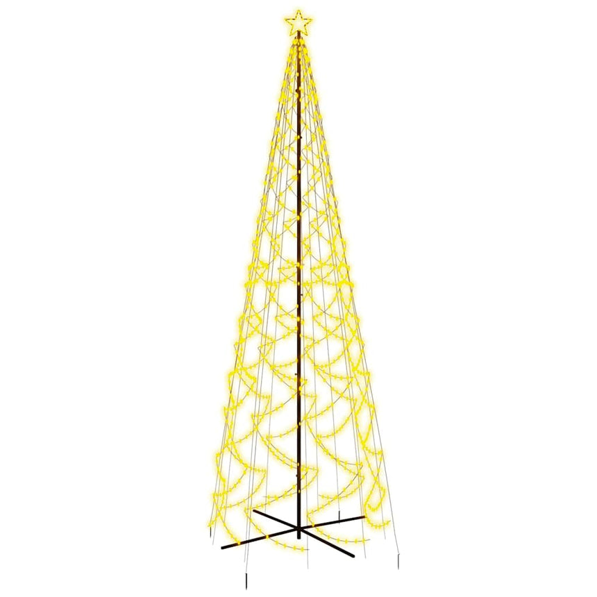 Kegelkerstboom 1400 Led's Warmwit 160X500 Cm