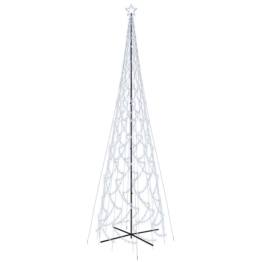 Kegelkerstboom 3000 Led's Koudwit 230X800 Cm