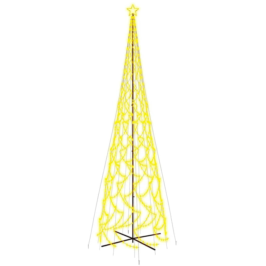 Kegelkerstboom 3000 Led's Warmwit 230X800 Cm