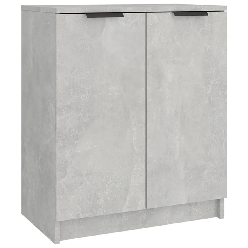 Schoenenkast 59X35X70 Cm Bewerkt Hout Betongrijs