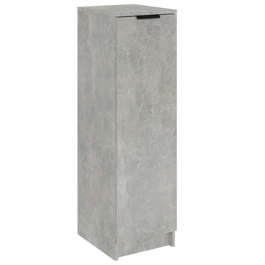 Schoenenkast 30X35X100 Cm Bewerkt Hout Betongrijs