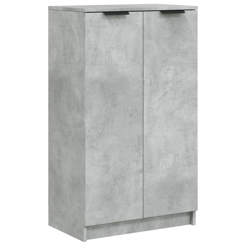 Schoenenkast 59X35X100,5 Cm Bewerkt Hout Betongrijs